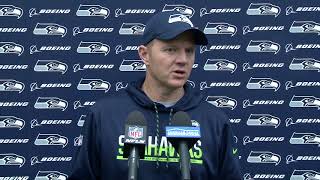 Seahawks Offensive Coordinator Darrell Bevell Week 12 Press Conference [upl. by Yentihw]