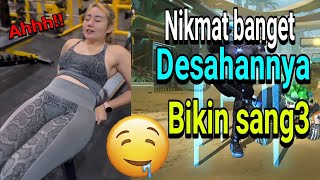 Latihan di gym wanita ini malah mendesah [upl. by Norling]