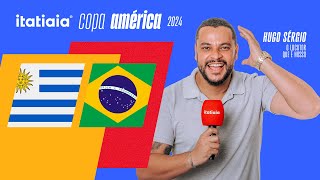 URUGUAI X BRASIL AO VIVO NA ITATIAIA  REACT DA COPA AMÉRICA 2024 [upl. by Whatley]