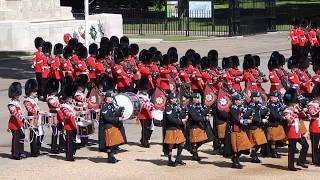 Trooping the ColourThe Irish Guards The Colonels Review 10th June 2017 [upl. by Posehn675]