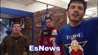 Canelo vs Chavez Jr Who Will Be The King Of Mexico EsNews Boxing [upl. by Anahgem]