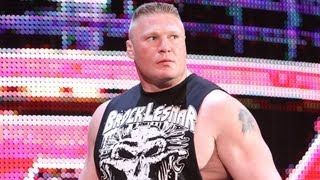 Brock Lesnar returns to WWE Raw April 2 2012 [upl. by Patton]