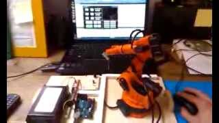 KUKA  ARDUINO  IR controlled by Visual C [upl. by Aurita]