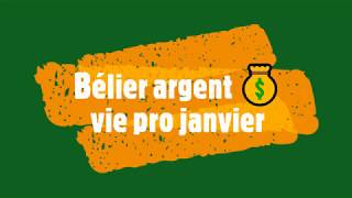 Bélier Argent 💰 vie pro 🤹‍♂️janvier [upl. by Orlina]