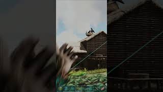 Ark Survival Evolved  How To Craft A Sloped Thatch Roof shorts ark [upl. by Supmart]