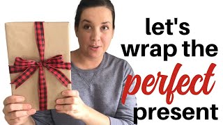 SO EASY How to Wrap the Perfect Gift with Ribbon [upl. by Lyndel]