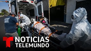 Enfermos de COVID19 mueren a las puertas de los hospitales  Noticias Telemundo [upl. by Mccormick]