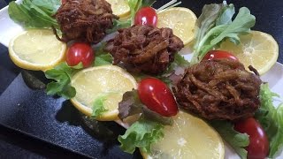 ONION BHAJIS Restaurant Style  Als Kitchen [upl. by Bunker]