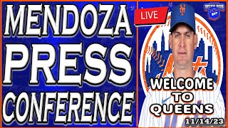 Mets Carlos Mendoza Press Conference LIVE  Mets News  New York Mets  MLB Free Agency  MLB [upl. by Botsford18]