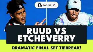 DRAMATIC Final Set Tiebreak Ruud vs Etcheverry  Beijing 2023 Highlights [upl. by Eiramadnil]