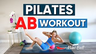 Pilates Mini Ball Ab workout Total Core BURN [upl. by Oscar501]