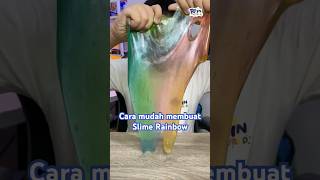 Tutorial Membuat Slime Pelangi [upl. by Blunk]