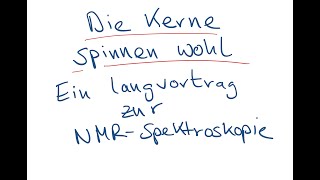 NMR Spektroskopie für Einsteiger [upl. by Marmion]