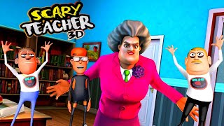 Scary Teacher 3d Full Horror Story  Evil Teacher  Guptaji Mishraji [upl. by Lilhak]