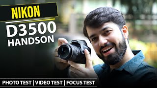 Nikon D3500 Handson  Photo amp Video Test Hindi [upl. by Edas269]