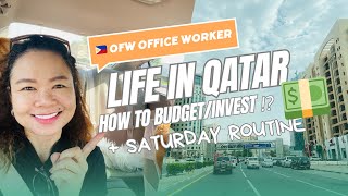 LIFE IN QATAR Saturday Routine  Tips on Financial Planning [upl. by Anirehs]