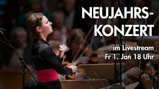 Neujahrskonzert 2021 der Düsseldorfer Symphoniker im Livestream [upl. by Elak]