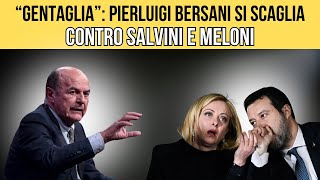 BERSANI VS MELONI E SALVINI SCINTILLE A DIMARTEDÌ SULLA MARCIA DI CASAPOUND [upl. by Zacks]