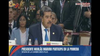 Presidente Maduro interviene en la reunión de BRICS PLUS 24 de octubre de 2024 [upl. by Tolmann]