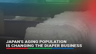 Japans aging population is changing the diaper business  ABSCBN News [upl. by Ynnol]