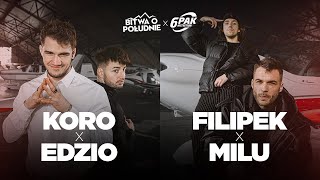 KORO x EDZIO vs FILIPEK x MILU  BOP2vs2 by 6PAK Półfinał [upl. by Lanam]