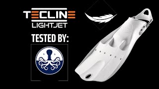 Tecline LightJet  New Fins Tested by SeaTreasure [upl. by Doykos343]