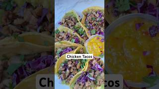 Easy Chicken Tacos 🌮  Quick Dinner [upl. by Wauters686]