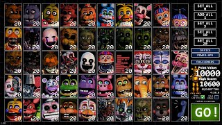 FNAF UCN 5020 MODE COMPLETED [upl. by Leisam590]