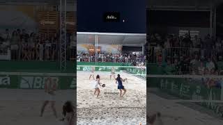 Alto nível do beach tennis feminino [upl. by Elletnuahs]