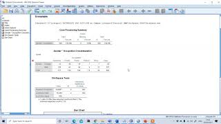 ChiSquare Test and Contingency Tables in SPSS [upl. by Ahsaetal]