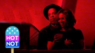 Jay Z and Beyonce Dance Together in LA [upl. by Afatsum]