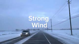 Waterloo to Baden drive Weather is cold Windy and Icy Road in the backroad Like and subscribe 😁 [upl. by Chrissy]