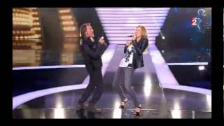 Florent Pagny Céline Dion  Le Grand Show vu des Coulisses extrait [upl. by Laucsap]