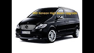 Mercedes W639 Vito Viano HID Installation Upgrade Headlamp Headlight Highbeam [upl. by Nelak]