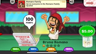 Papa’s Pizzeria To Go Episode 16 Romano Family Perfect Day [upl. by Iilek502]