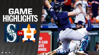 Mariners vs Astros Game Highlights 92524  MLB Highlights [upl. by Tice]