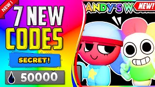 DANDYS WORLD🎮  💥NEW🔥ALL WORKING CODES  👉Redeem Now 🎁 [upl. by Edyak]