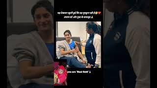 Vinesh Phogat with PT Usha  vineshphogat yt gaming Olympic facts [upl. by Hedi549]