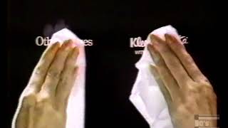 Kleenex Ultra with Oil Free Lotion Commercial 1991 [upl. by Sirak]