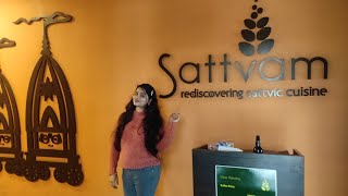 Must visit Restaurant in bangalore  Sattvam restaurant  vegetarian buffet  sattvic cuisine [upl. by Gussy509]