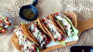 Tacos recipe Vegetarian  Veg tacos with whole wheat taco shells  taco recipe vegetarian at home [upl. by Agnizn]