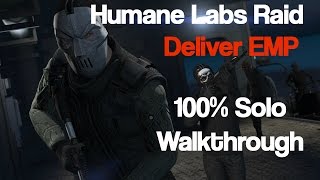 GTA V  Humane Labs Raid Deliver EMP  100 Solo Walkthrough [upl. by Varini]