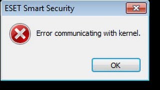 How to solve Error communicating with kernel in ESET Nod32 [upl. by Akeimahs]