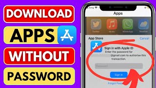 How to install Apps Without Apple ID Password iOS 18  iPhone iPad [upl. by Hgeilyak]