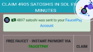 claim solana faucet  unlimited faucet claim no timer solana [upl. by Zetram]