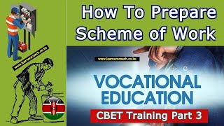 SCHEME OF WORK Preparation Guide For CBET Beginners [upl. by Johansen]