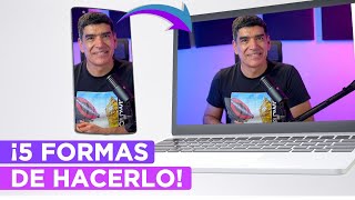 🔴 Convierte tu CELULAR en una 📱WEBCAM ► Y envía a OBS Studio 2024 [upl. by Nahtahoj194]