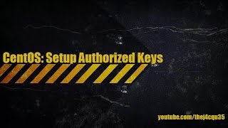 CentOS 7  Setup SFTP with Chroot jail  part 2 key authentication [upl. by Acimehs972]