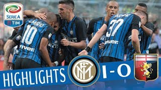 Inter  Genoa  10 Highlights  Giornata 6  Serie A TIM 201718 [upl. by Harod]