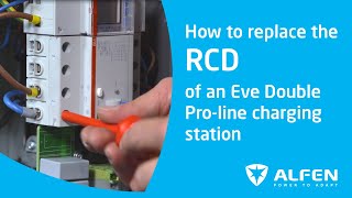 How to replace the RCD of an Alfen Eve Double Proline charging station [upl. by Dehnel]